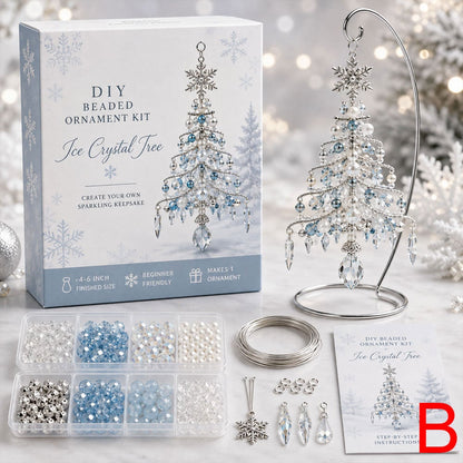 DIY Julgranspynt med pärlor | Kreativ julgransdekoration