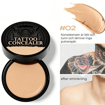 Vattentålig concealer för ärr och tatueringar