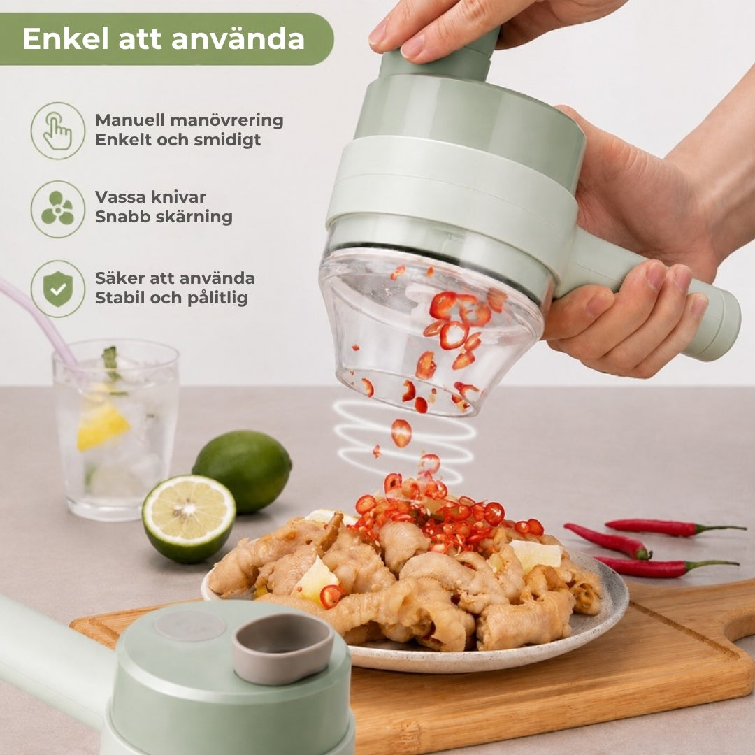 Elektrisk matskärare | Sladdlös med manuell styrning