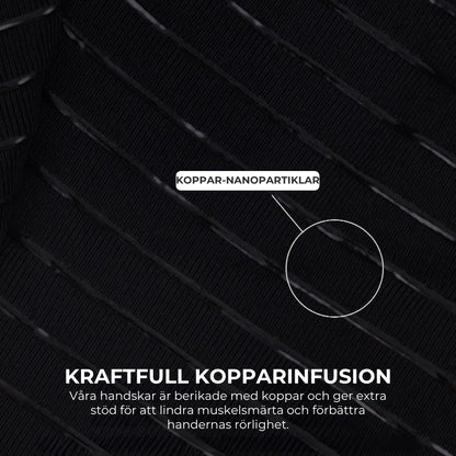 Kompressionshandskar med kopparberikning | 1 par