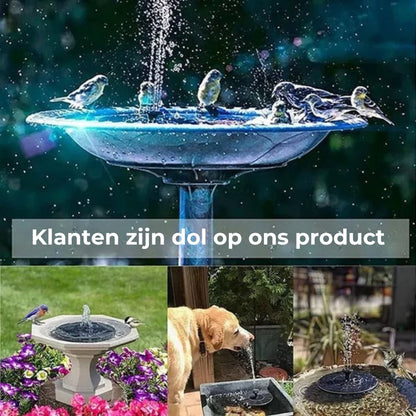 Solcellsdriven Fontän
