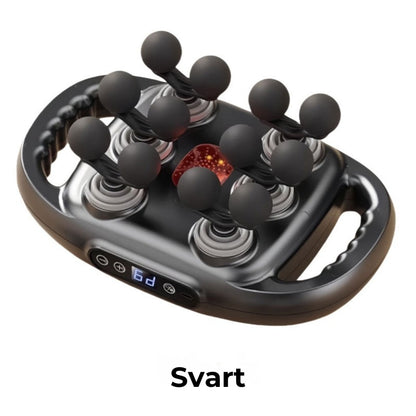 Multifunktionell muskelmassagepistol med 12 huvuden