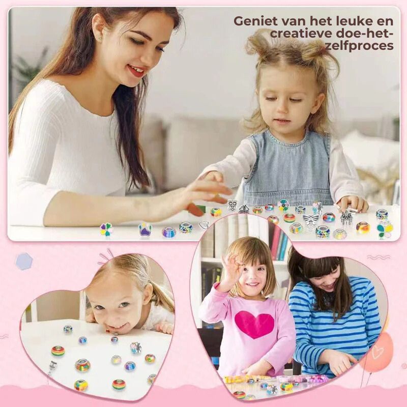 DIY-smyckeset med pärlor