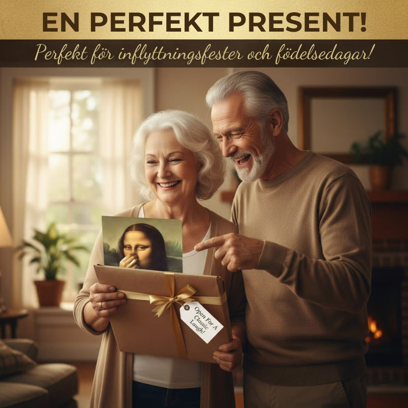 Mona Lisa + Luktar illa | (Exklusiv ram)