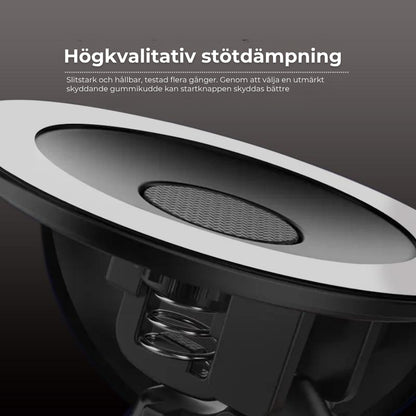 Startknapp med metallspak för Bil
