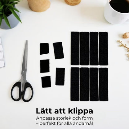 Dubbelsidiga kardborreband | Extra starka och Återanvändbara – 20 PAR