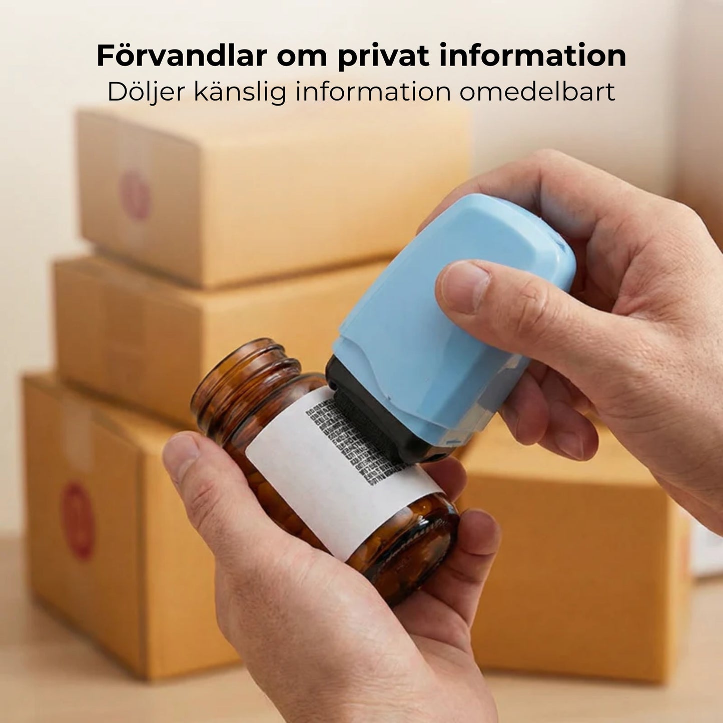 🔒 Sekretesstämpel | Skydda paket och dokument 📦✏️🎁