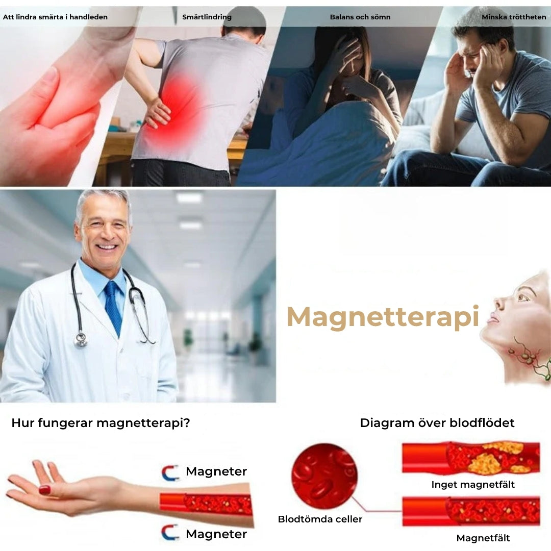 Wellnessring i koppar | Magnetisk och Justerbar