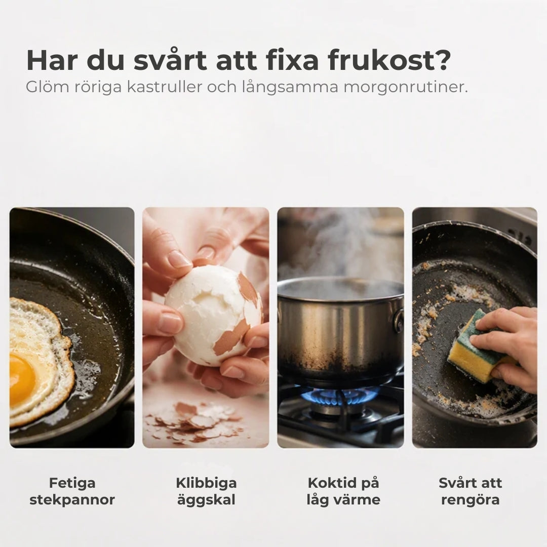 Äggkokare för Micro | Med lock och handtag