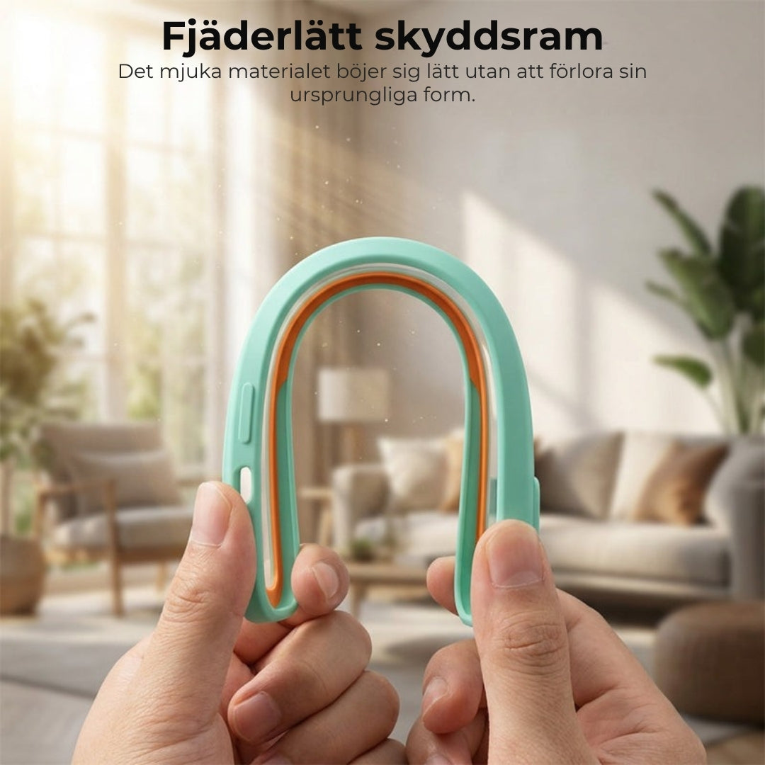 iPhone-skal med stötdämpare och värmeavledning