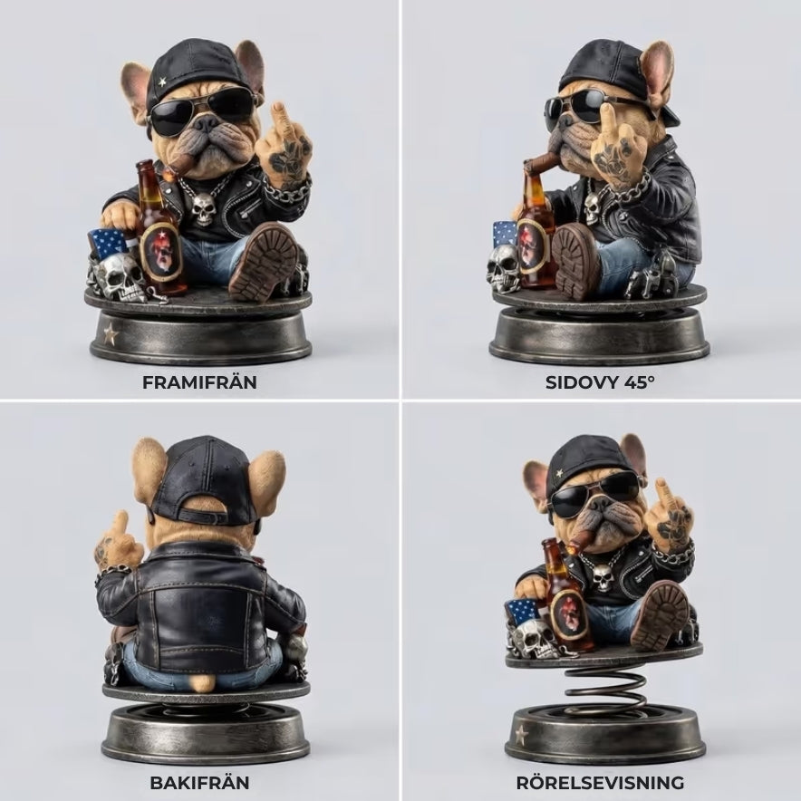 Tuff dekoration "BULLDOG" till instrumentbrädan