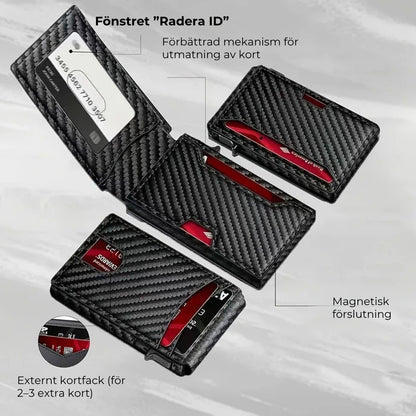 Läderplånbok för herrar med RFID-skydd