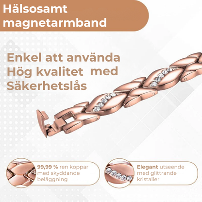 Magnetiskt koppararmband