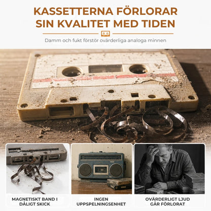 Digital kassettspelare | Omvandlare till MP3