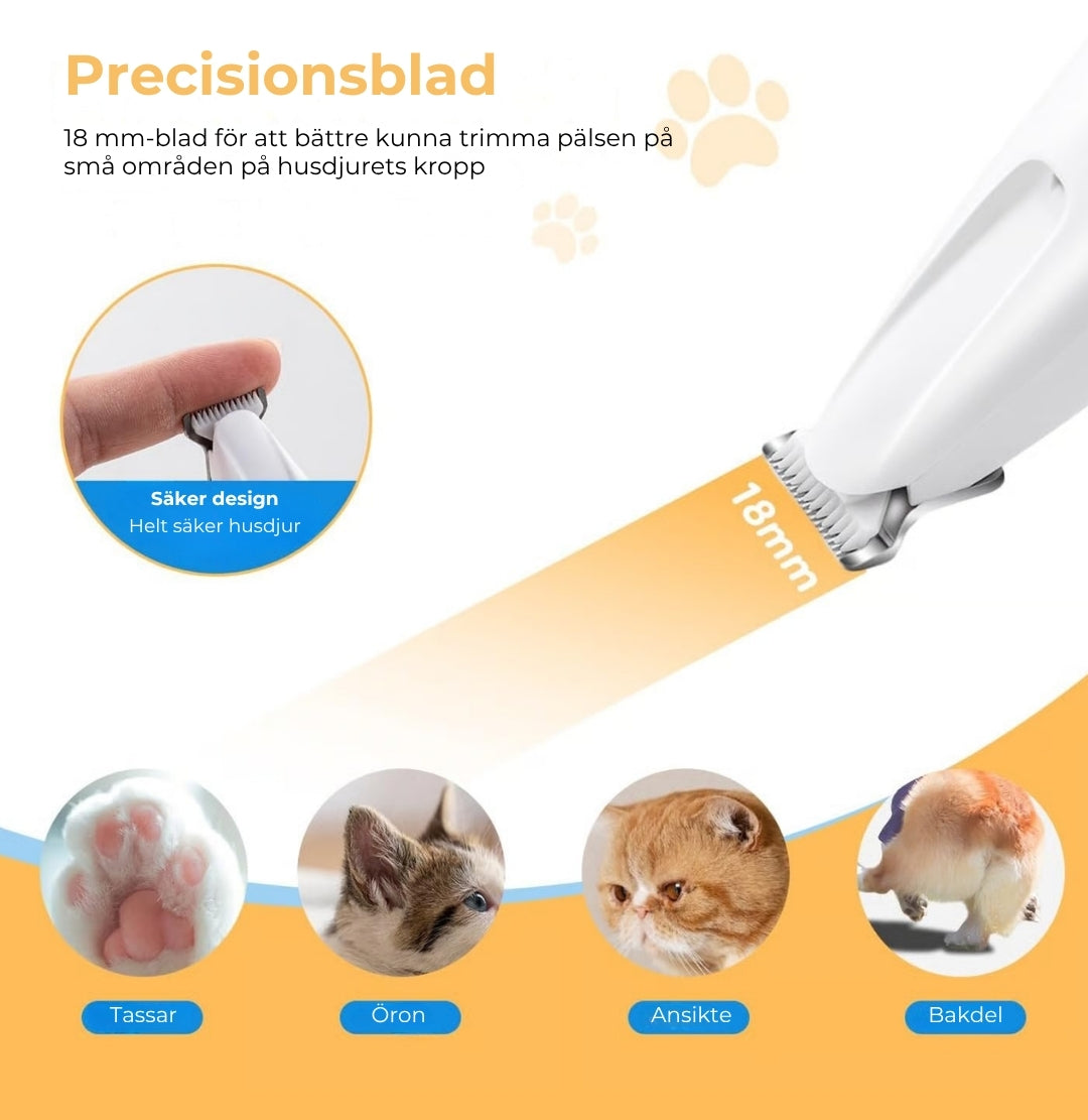 Professionell trimmer för husdjur