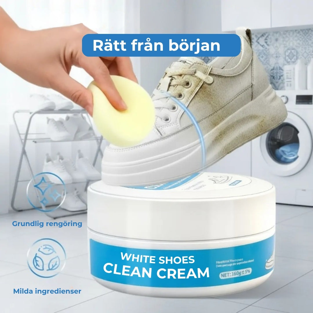 Rengöringspasta för vita skor
