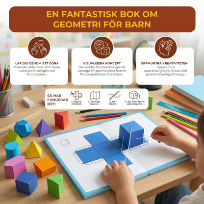 3D-bok med Smart geometri för barn