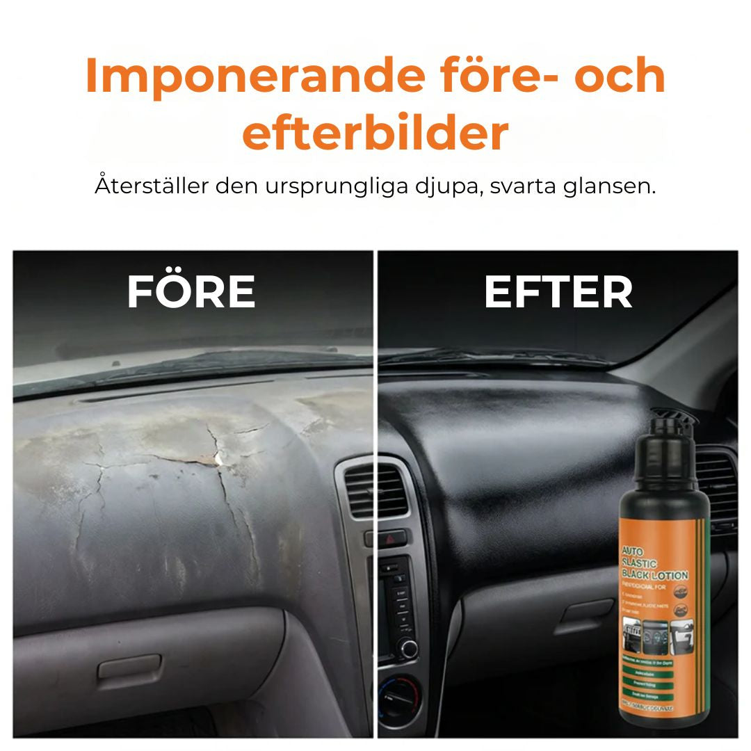 Polermedel för plast i bilar