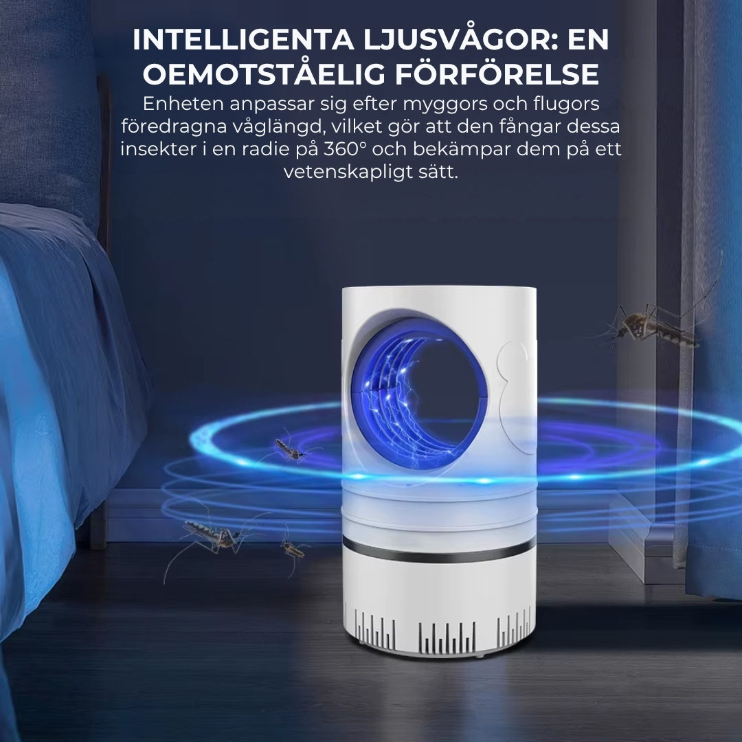 Smart mygglampa med USB-anslutning