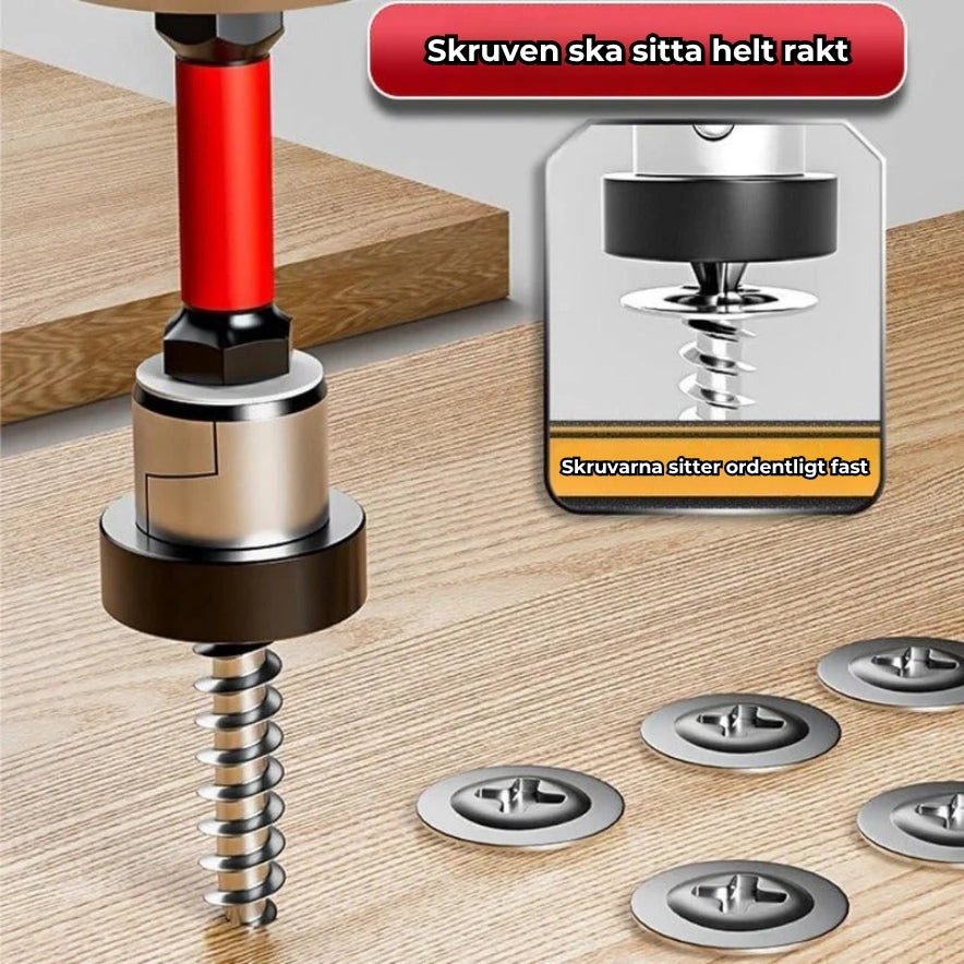 Magnetiska S2-stålborr med djupbegränsare