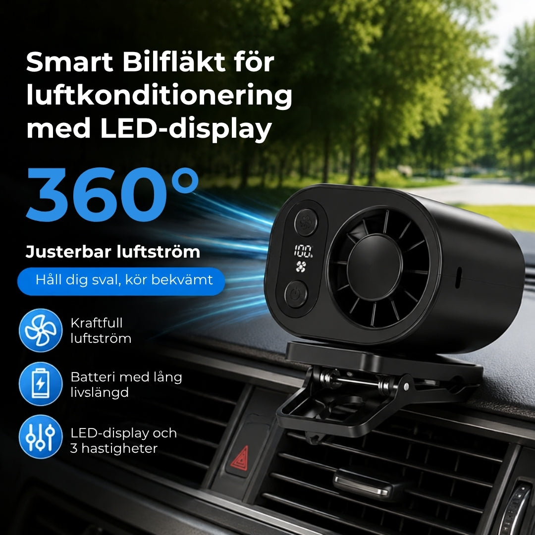 Snabbkylande fläkt med klämma