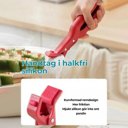 Praktiskt handtag för ugn