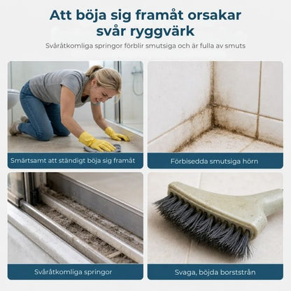 Utdragbar borste för rengöring