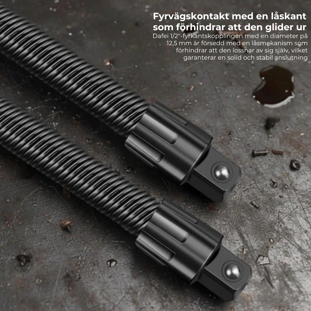 Flexibel Borrförlängning för trånga utrymmen