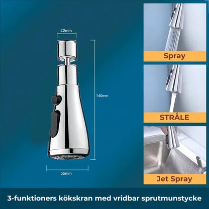 360° vridbar kökskranförlängare