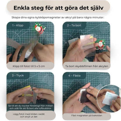 Snygga Fotomagneter | DIY (10 st)
