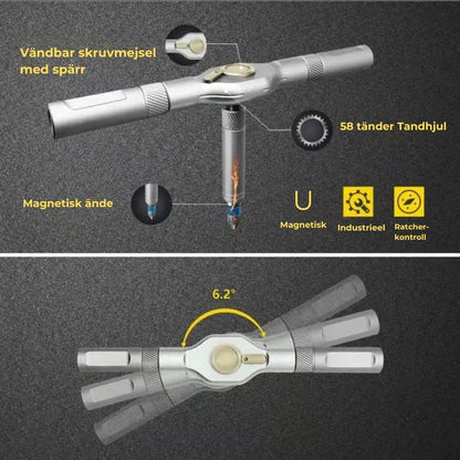 Kompakt Skruvmejselset - 24 i 1