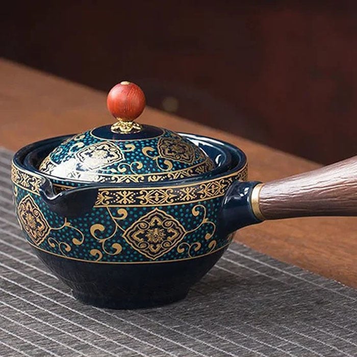 🔥Anti-spill vridbar tekanna