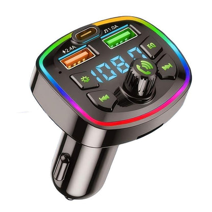 Bluetooth-FM-adapter och laddare för bilen