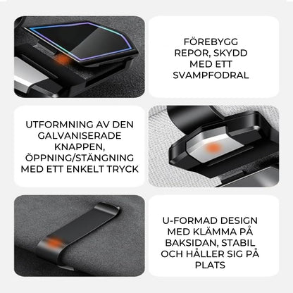 Magnetisk glasögonhållare för bilen