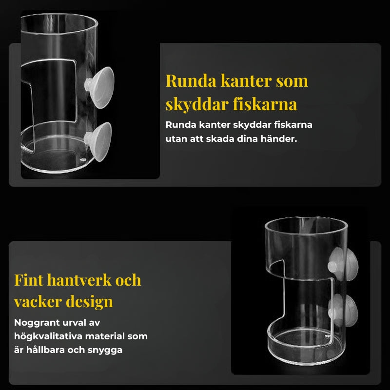 Skräpfri Matningsskål för Akvarium