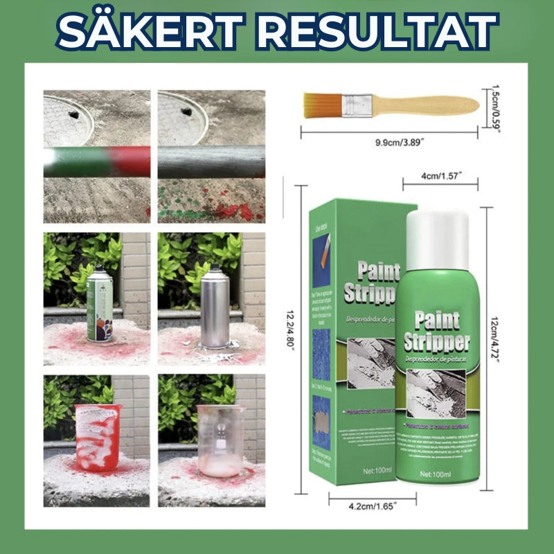 Snabbverkande färgborttagningsmedel