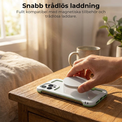 iPhone-skal med stötdämpare och värmeavledning