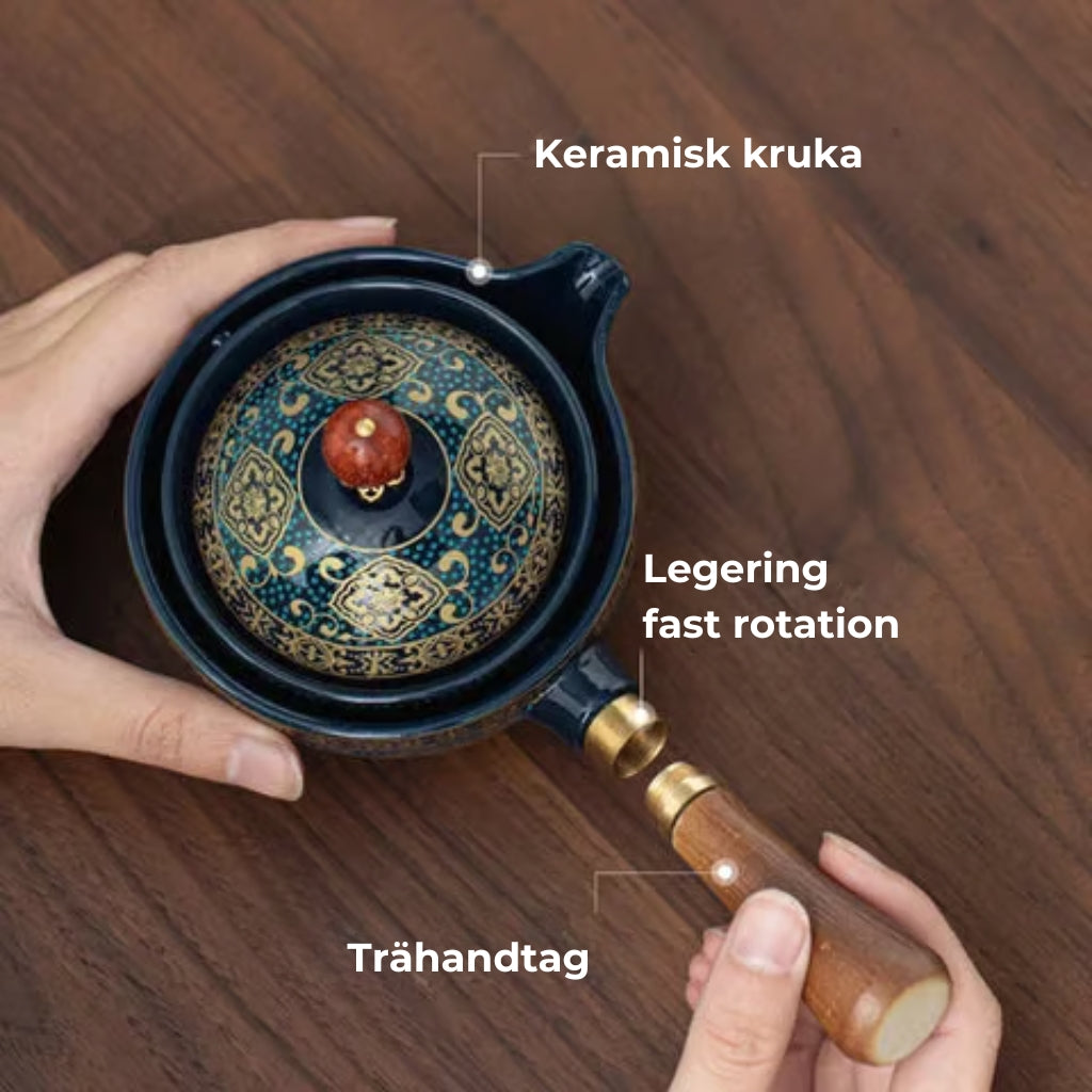 🔥Anti-spill vridbar tekanna