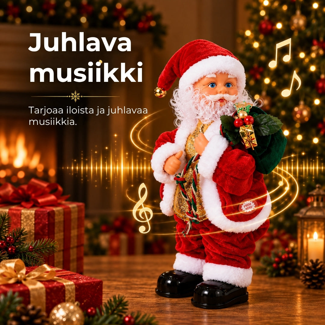 Dansande jultomte med musik