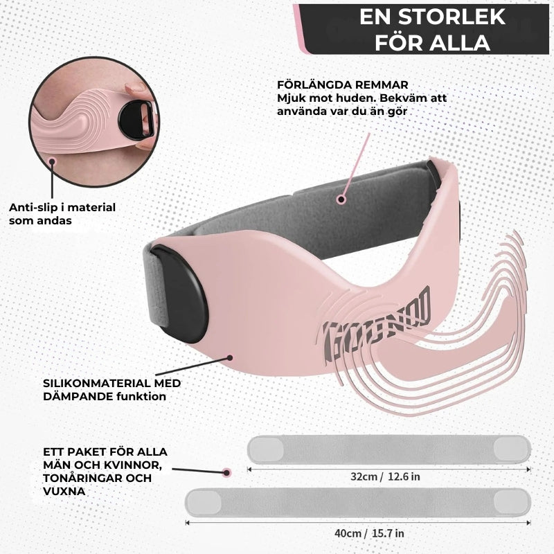 Stödband för knäsmärta och seninflammation (2 band ingår)