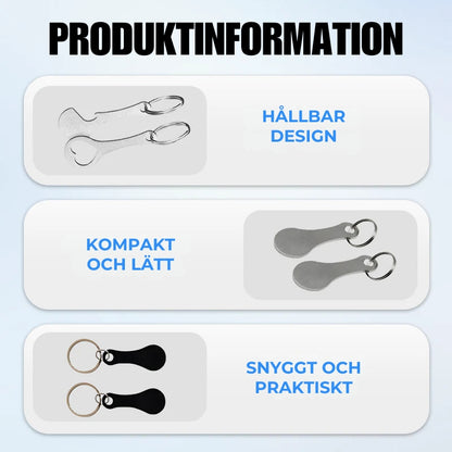 Kundvagnstoken för Nyckelring