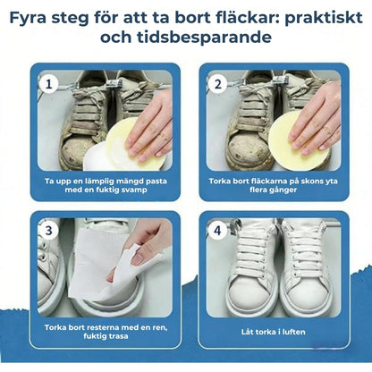 Rengöringspasta för vita skor