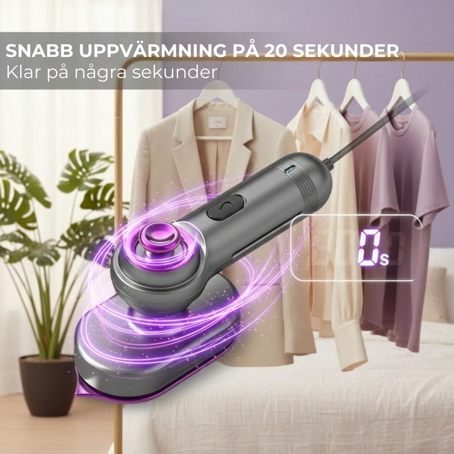 Portabelt Ångstrykjärn
