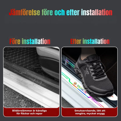 STILIG DÖRRLIST FÖR BIL  (komplett set med 4 stycken)