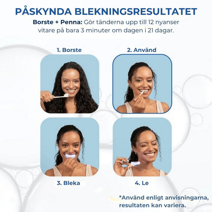 Tandblekningspenna - Tar bort fläckar och gör tänderna vita direkt!