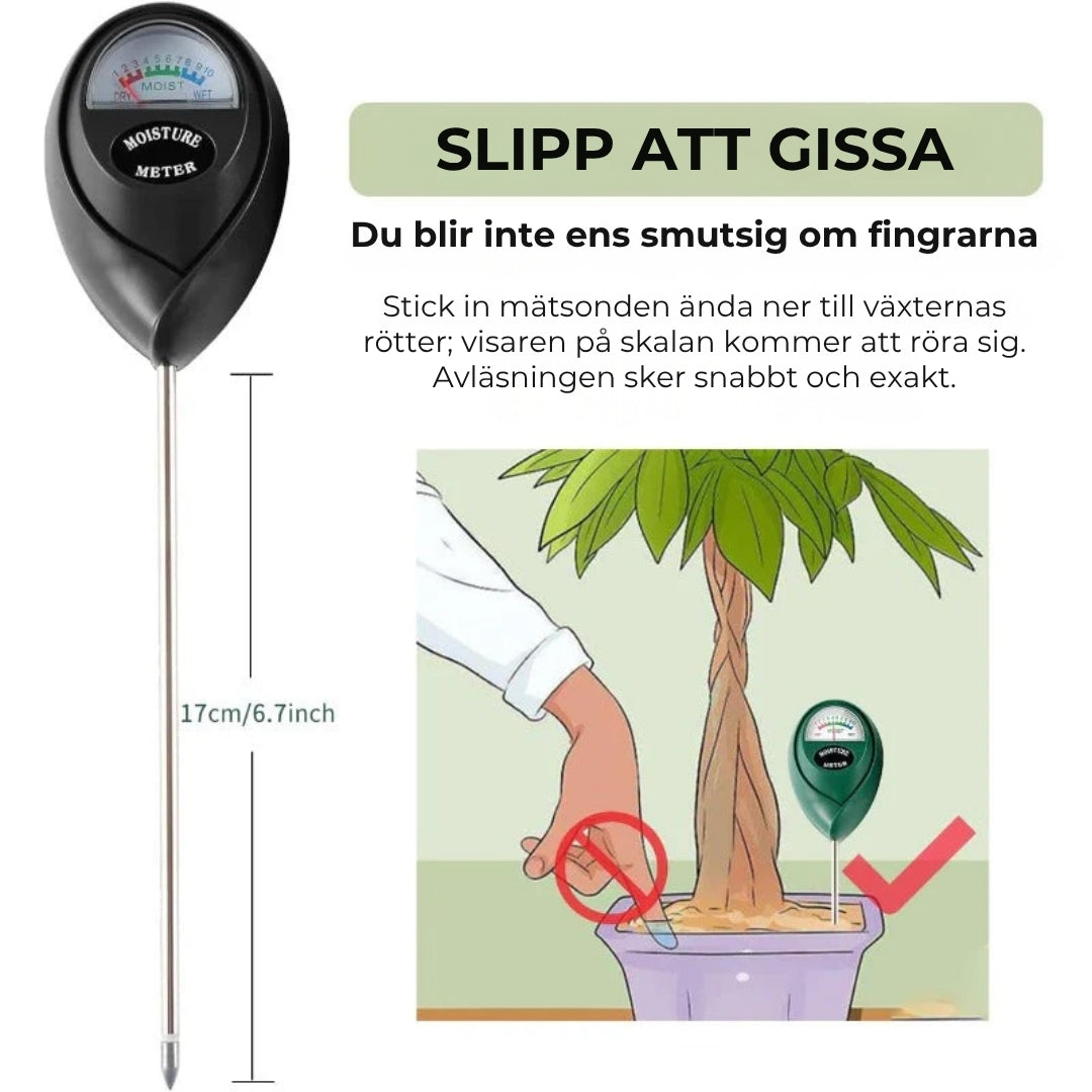 Markfuktighetsmätare | Utan Batteri