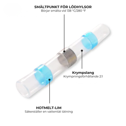 Lödstift – Smart set med vattentäta lödanslutningar