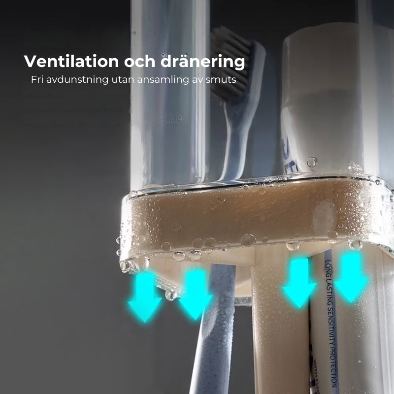 Stilig Tandborsthållare med Lock