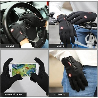 HeatGripX - Vindtäta och termiska handskar för kallt väder