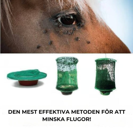 Återanvändbar flugfälla för utomhusbruk